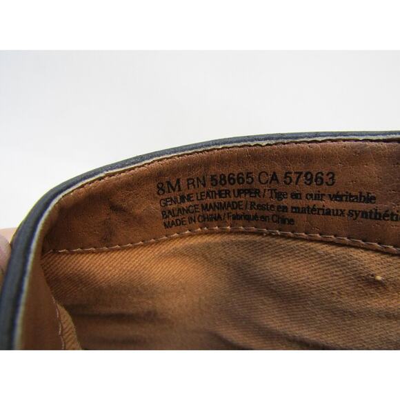 BP Womens Size 8 M Black Leather Zip Ankle Fashion Boots Bootie - Picture 10 of 11